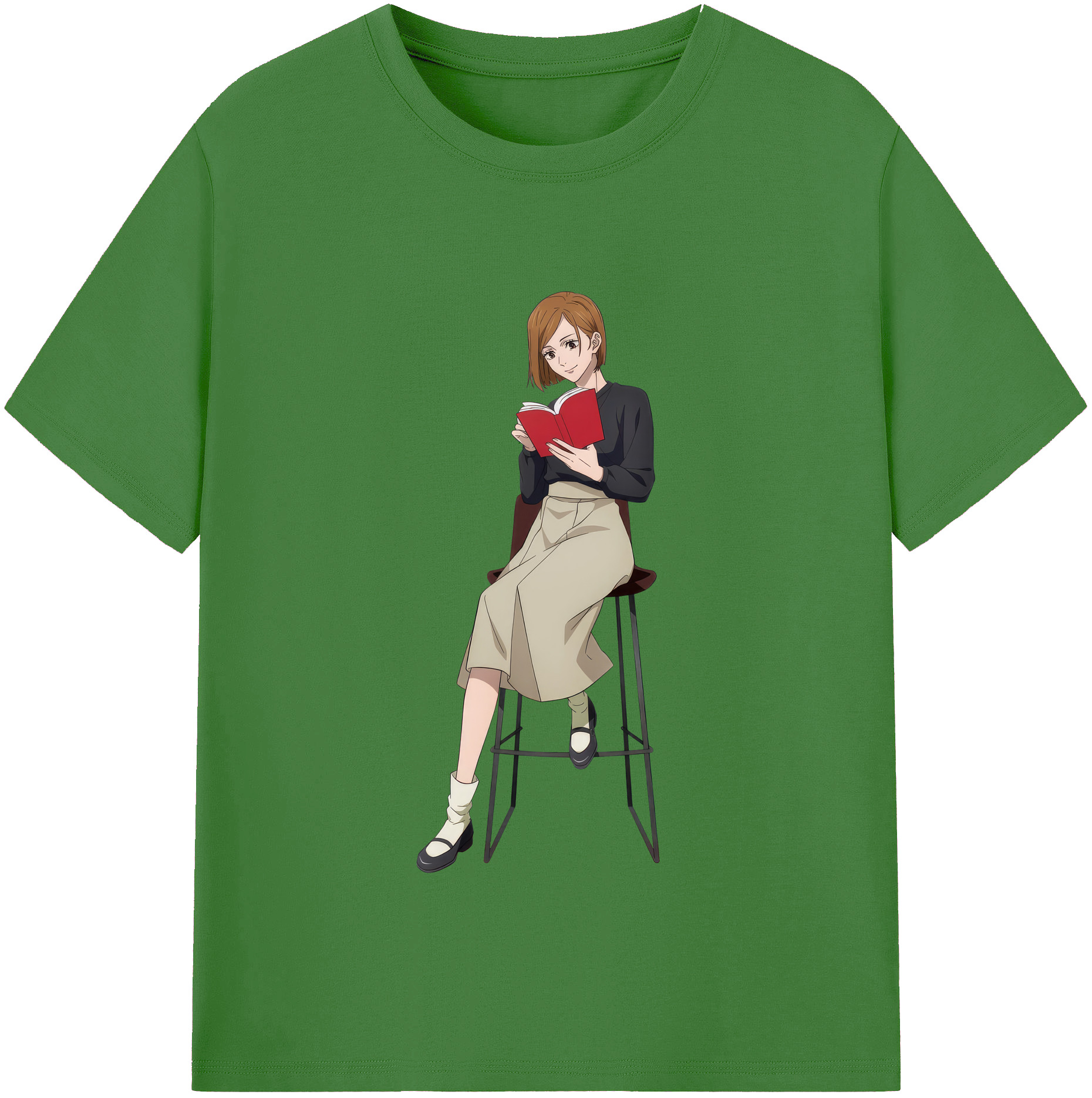 （画像用） 呪術廻戦 Jujutsu Kaisen レディースカジュアルプリントTシャツ（綿100％）